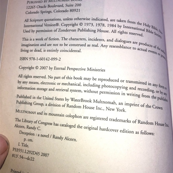 Deception by Randy Alcorn - Picture 4 of 7